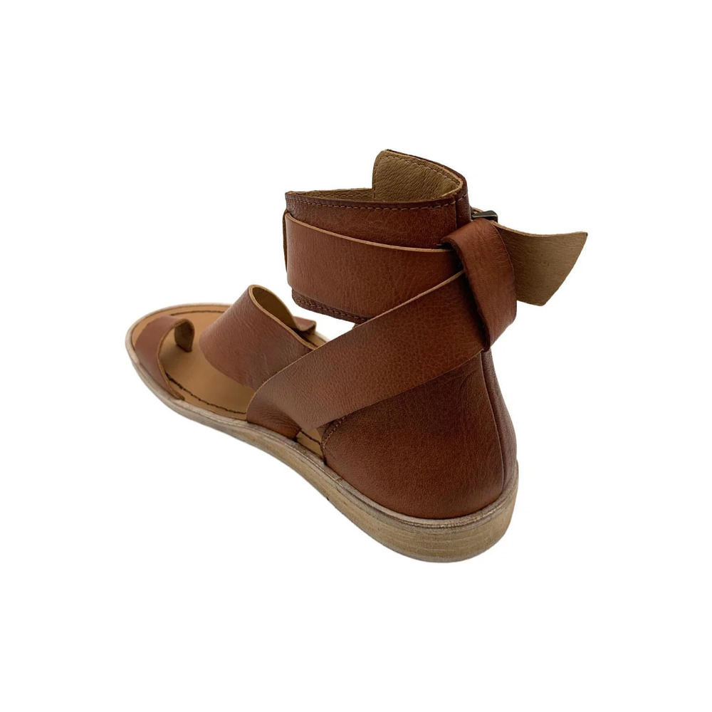 Free People Women's Strappy Leather Sandal Mahogany - Medium - Picture 3 of 3